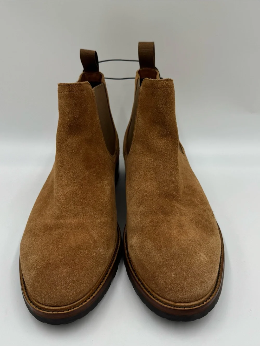 Cole Haan Men's Tan Suede Chukka Chelsea Boots